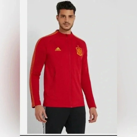 Adidas Mens Fef Spain Anthem Jacket - Picture 1 of 6